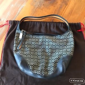 Authentic Coach mini signature bag